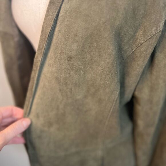 EILEEN FISHER Goat Suede Open Blazer
Jacket Green Large - Picture 10 of 16